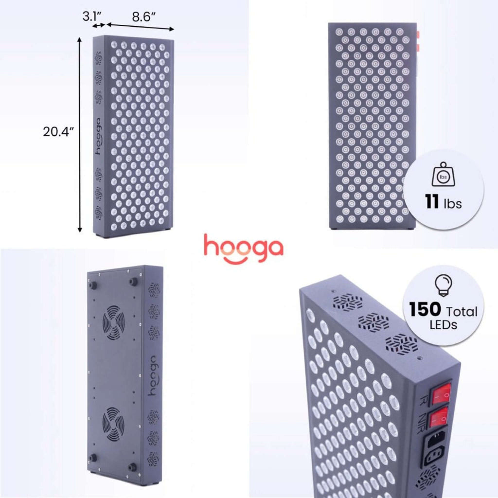 Hooga PRO750 Half Body Red And Near Infrared Light Therapy Panel, 750W (SAK47952)