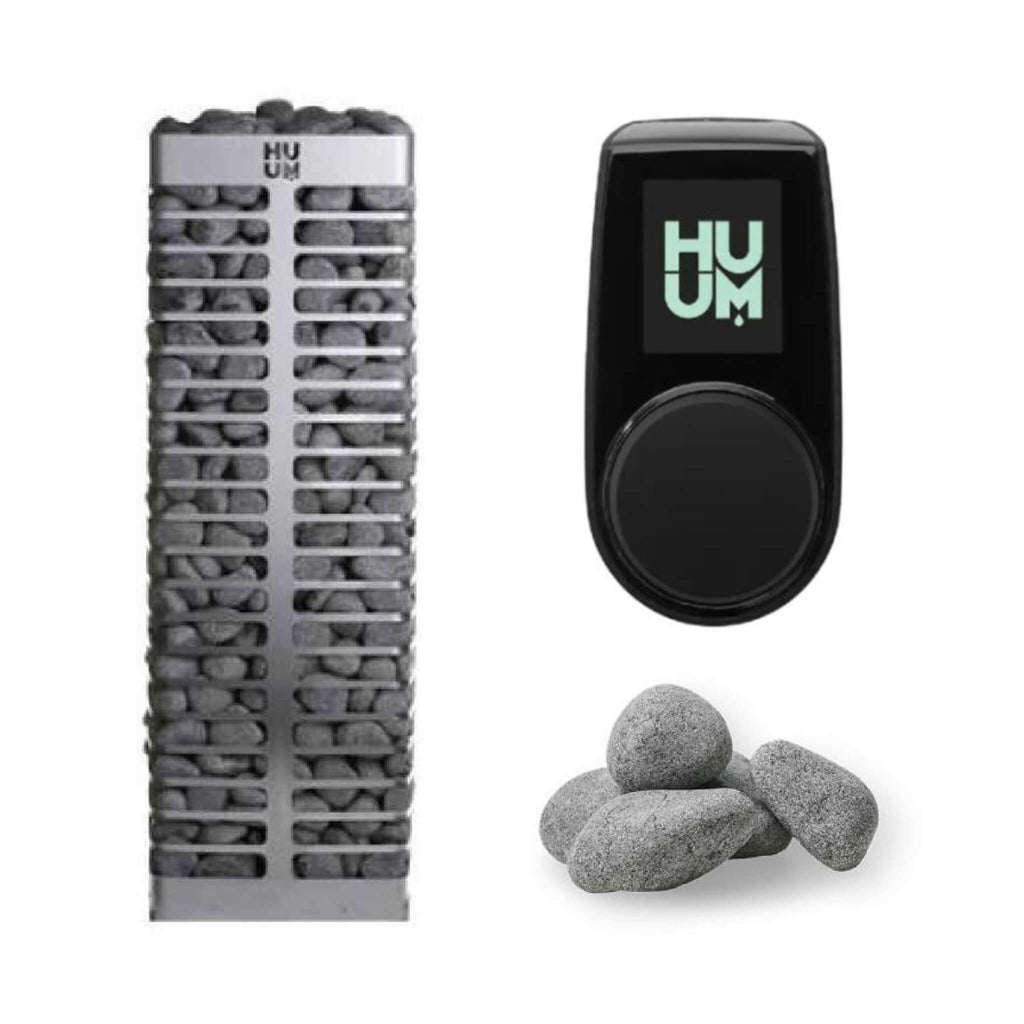 HUUM STEEL 9.0STU Pkg Sauna Heater With UKU And Stones (SAK84952) - SAKSBY