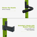 IFast Adjustable Home Gym Power Cage Squat Rack With Pull Up Bar Barbell Rack 1000lbs SAK12649 Saksby - Handle And Rubber Padding