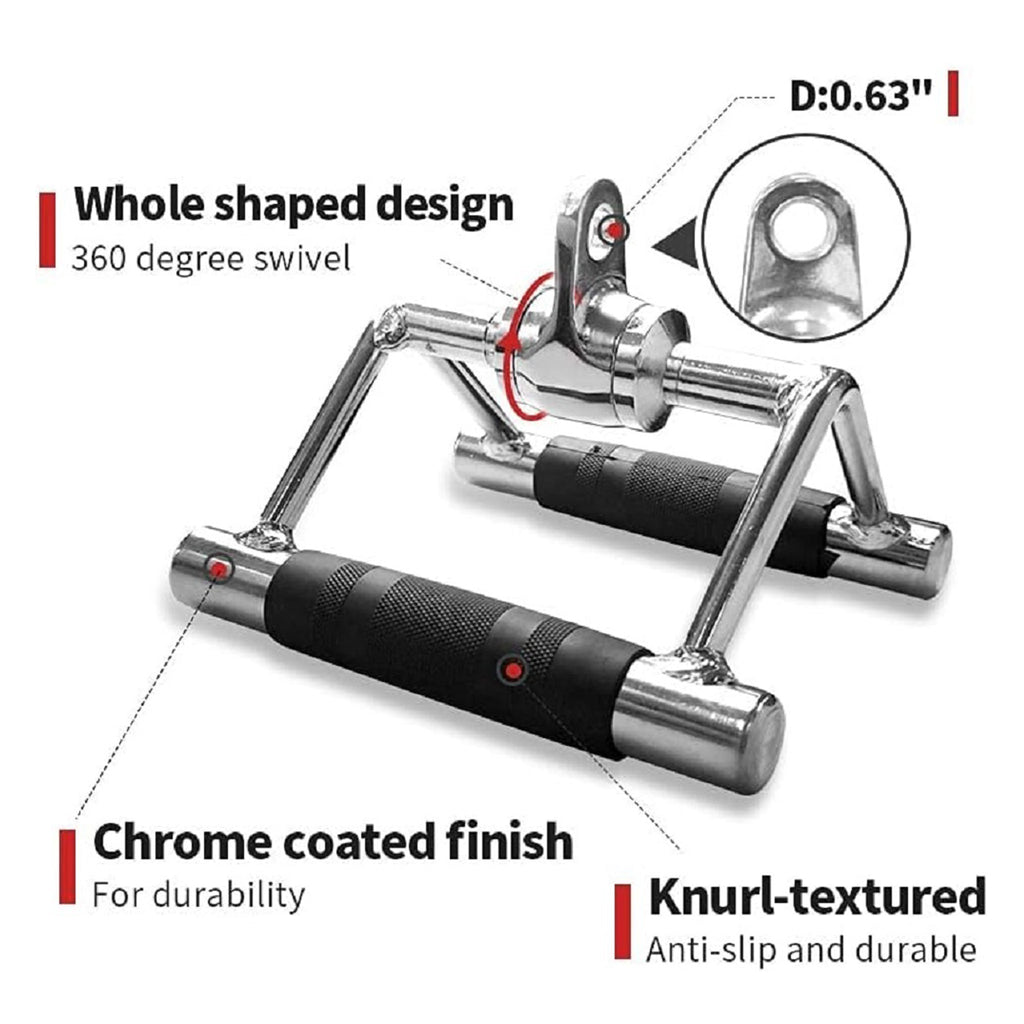 IFast Adjustable Home Gym Power Cage Squat Rack With Pull Up Bar Barbell Rack 1000lbs SAK12649 Saksby - V Handle Material
