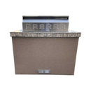 KOKOMO Fiji 4 Burner Built In BBQ Island Outdoor Kitchen (SAK92384)-SAKSBY