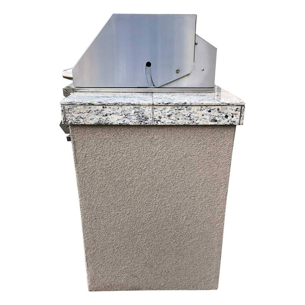 KOKOMO Fiji 4 Burner Built In BBQ Island Outdoor Kitchen (SAK92384)-SAKSBY