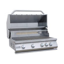 Kokomo Grills Baja BBQ Island With LEDs Built In BBQ And Refrigerator SAK85739 - Grill