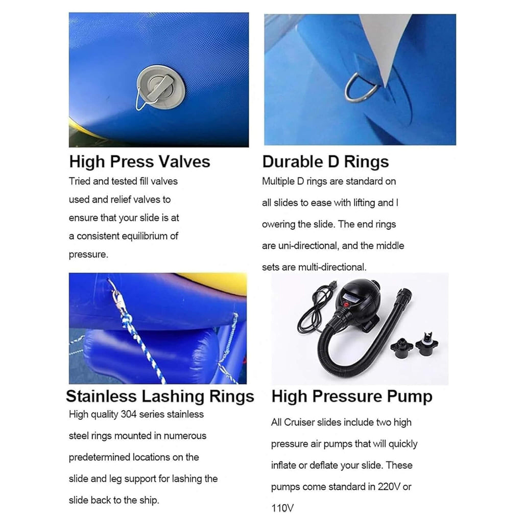 Large Inflatable Inflatable Water Floating Gyro With Air Pump For Pools Lakes And Rivers Sak16741 Saksby - Features