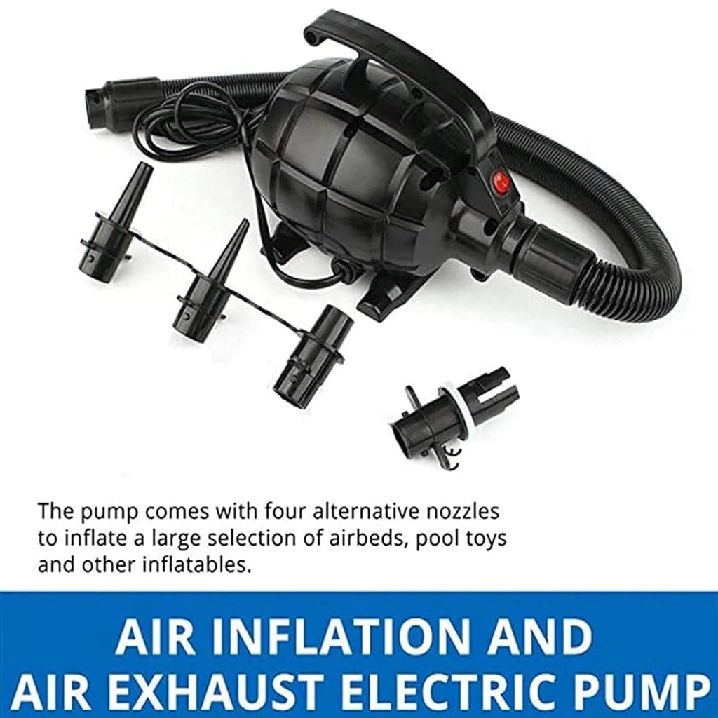 Large Inflatable Wall Climbing Bouncer With Slides And Air Pump For Pools Lakes And Rivers Sak52376 Saksby - Electric Pump