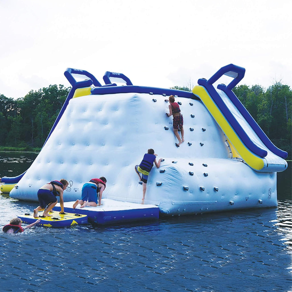 Large Inflatable Wall Climbing Bouncer With Slides And Air Pump For Pools Lakes And Rivers Sak52376  Saksby - Lifestyle On Lake