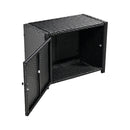 Large Outdoor Quadrilateral Spa Surround Rattan Sectional Sofa Set With Storage Compartments (SAK80217) - Saksby Wholesale - Compartment Design Details