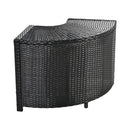 Large Outdoor Quadrilateral Spa Surround Rattan Sectional Sofa Set With Storage Compartments (SAK80217) - Saksby Wholesale - Corner Part Details