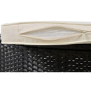 Large Outdoor Quadrilateral Spa Surround Rattan Sectional Sofa Set With Storage Compartments (SAK80217) - Saksby Wholesale - Foam And Cushion