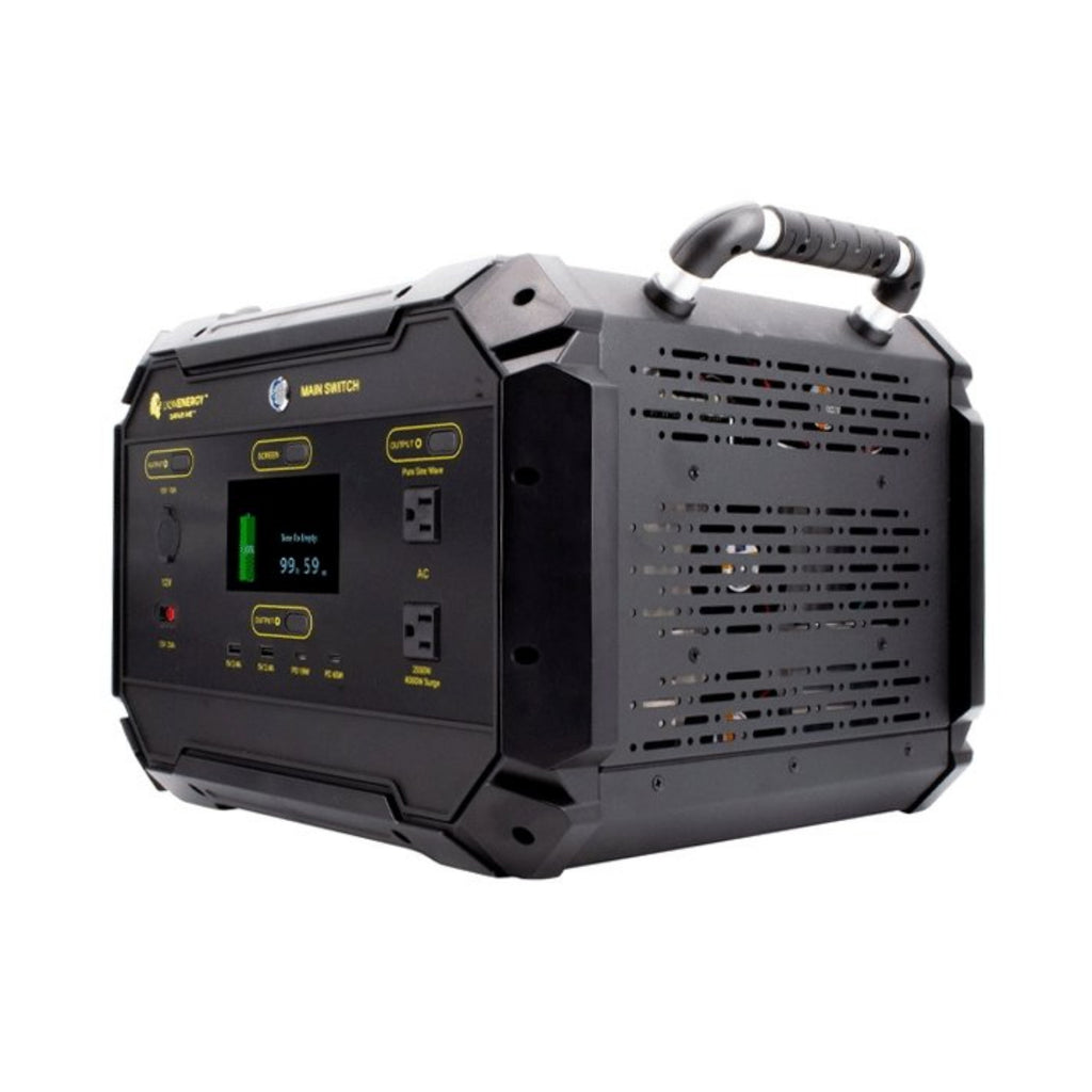 Lion Energy Safari ME 2000W 922WH Portable Power Station - Front Left View