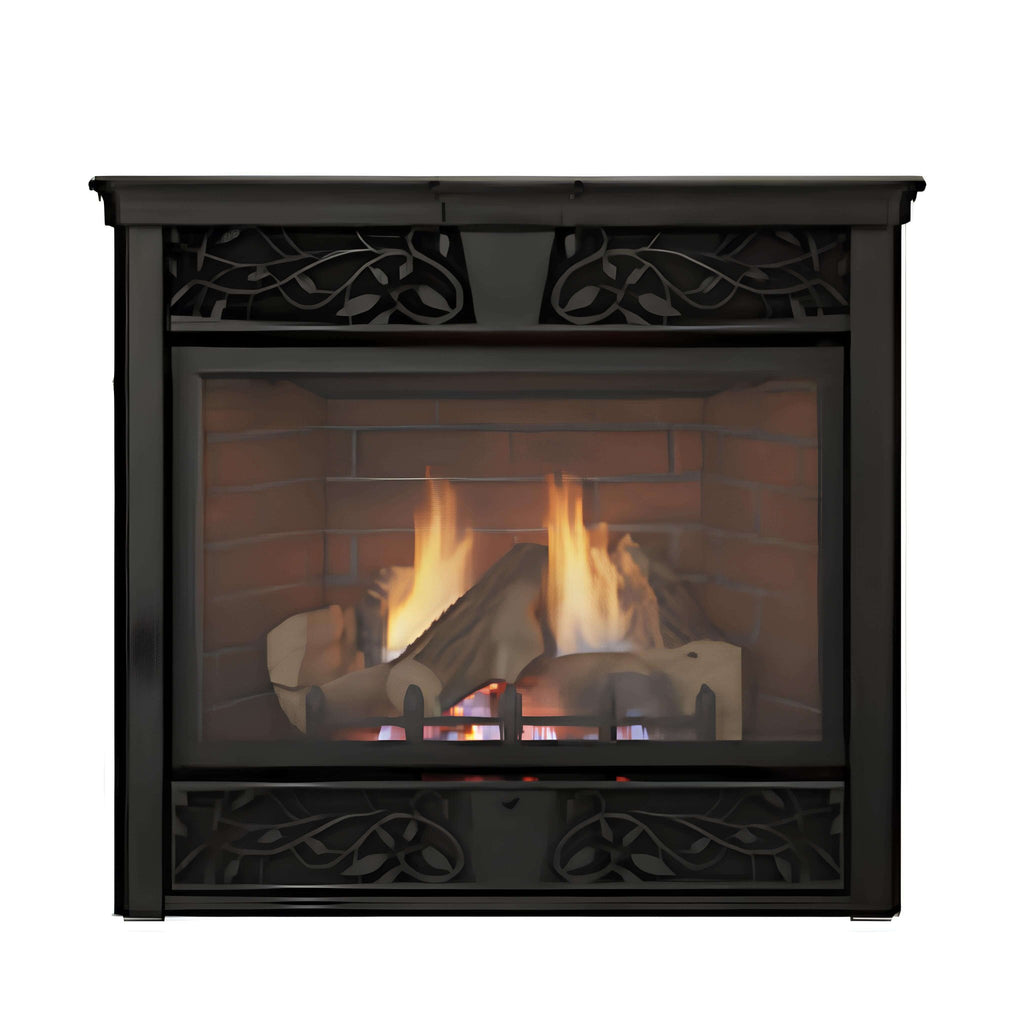 MONESSEN Symphony 32" VFC32L Series Vent Free Traditional Gas Fireplace With Control System Front View (SAK87014) SAKSBY - Front View