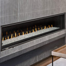 Montigo Delray Full-Load Basic Direct-Vent Linear Natural Gas Fireplace with Remote-Controlled Fans (SAK56384) SAKSBY - Front-Right View