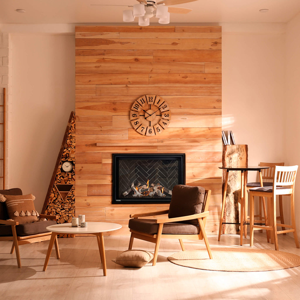 Montigo DelRay Square Full Load Direct Vent Gas Fireplace With Battery Backup (SAK15983) SAKSBY - Living Room View