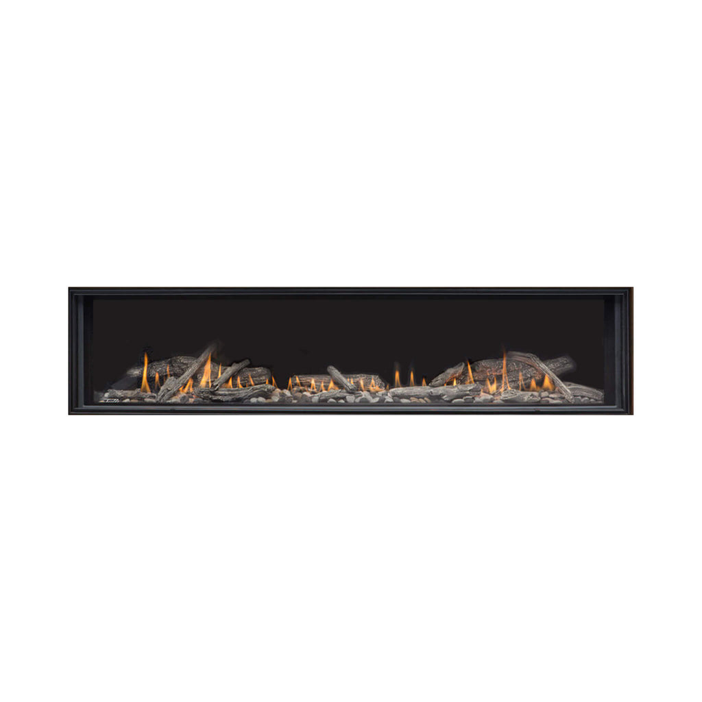 Modern Electric Fireplace With Glowing Embers On A White Background - Saksby Wholesale
