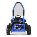 MotoTec Mud Monster 98cc Full Suspension Gas-Powered Go-Kart (SAK28149) SAKSBY - Blue Rear View