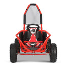 MotoTec Mud Monster 98cc Full Suspension Gas-Powered Go-Kart (SAK28149) SAKSBY - Red Front View