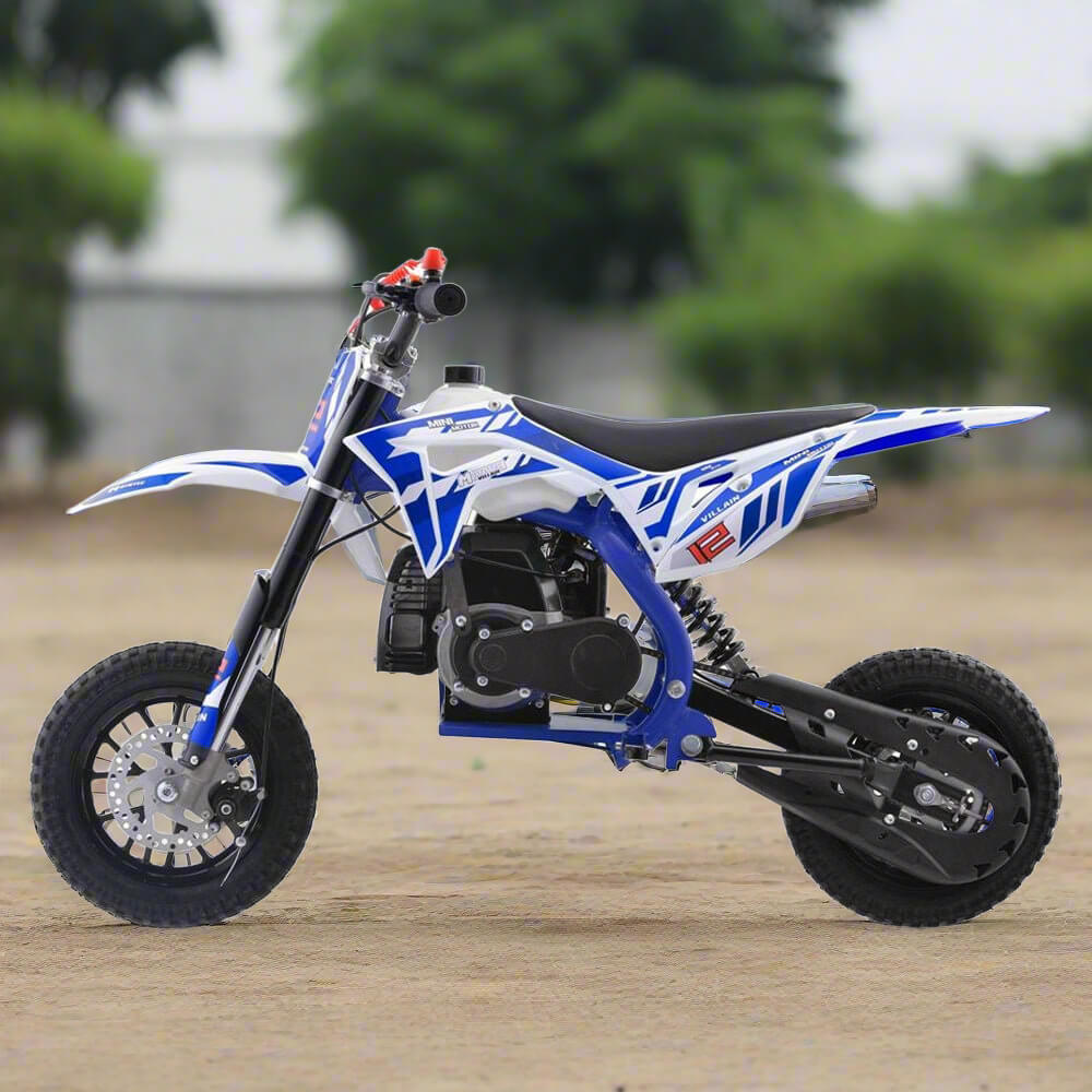 MotoTec Villain 52CC 2-Stroke Kids Gas Dirt Bike (93495478)