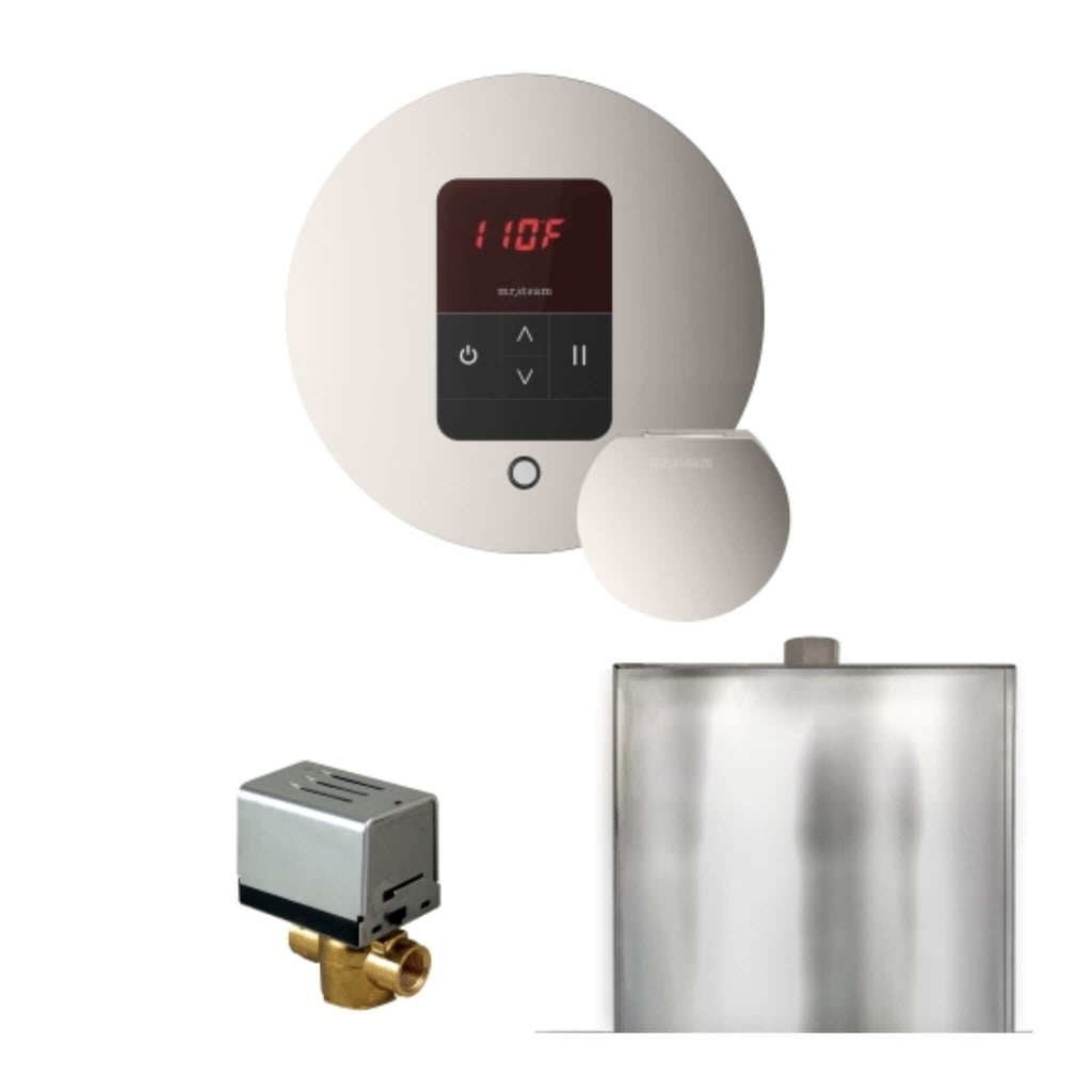 Mr.Steam Basic Butler Steam Shower Control Package W/ iTempo Control and Aroma Designer Finish Steam Head (SAK63721) - Saksby Wholesale - Polished Nickel View
