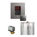 Mr.Steam Basic Butler Steam Shower Control Package W/ iTempo Control and Aroma Designer Finish Steam Head (SAK63721) - Saksby Wholesale - Satin Steel View