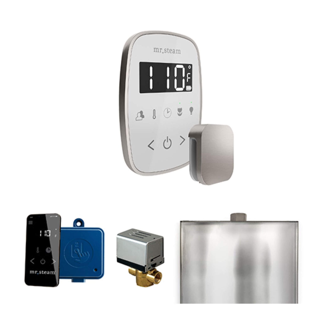 Mr.Steam ButlerFlex Steam Shower Control Package w/ TempoFlex Control (SAK38129) - Saksby Wholesale - Brushed Nickel View