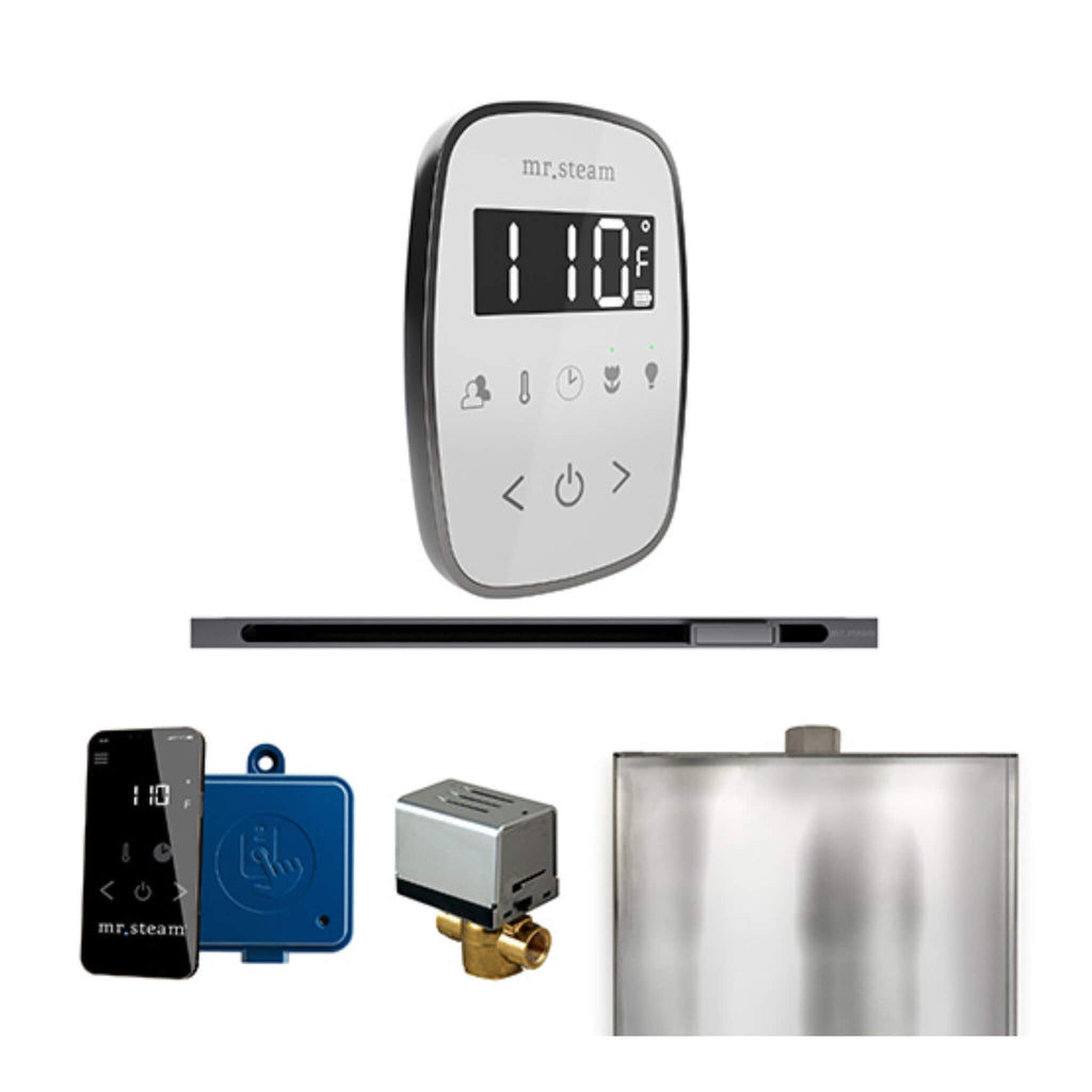 Mr.Steam ButlerFlex Steam Shower Control Package W/ TempoFlex Control & Linear SteamHead (SAK84713) - Saksby Wholesale - White  View