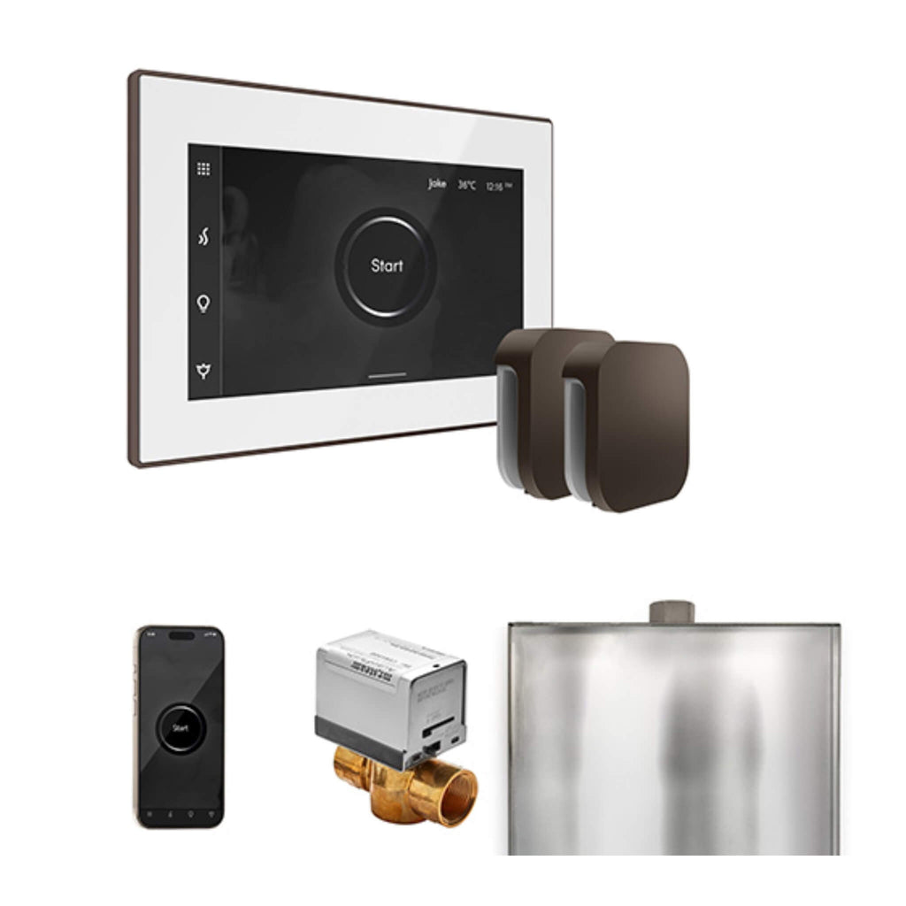 Mr.Steam XButler Steam Shower Control Package w/ iSteamX Control and Aroma SteamHeads (SAK85204) - Saksby Wholesale - Oil Rubbed Bronze View