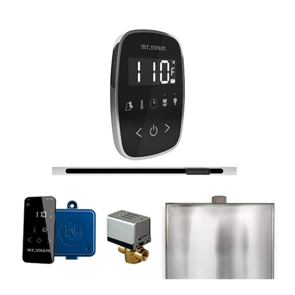 Mr.Steam ButlerFlex Steam Shower Control Package W/ TempoFlex Control & Linear SteamHead (SAK84713) - Saksby Wholesale - Front View