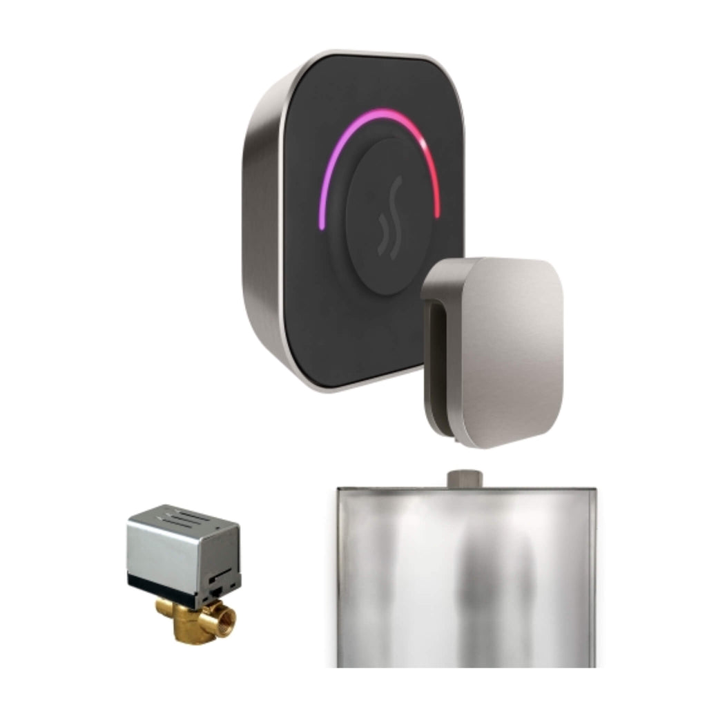 Mr.Steam ButlerTouch Steam Shower Control Package w/ TempoTouch Control and Aroma SteamHead (SAK95216) - Saksby Wholesale - Brushed Nickel View