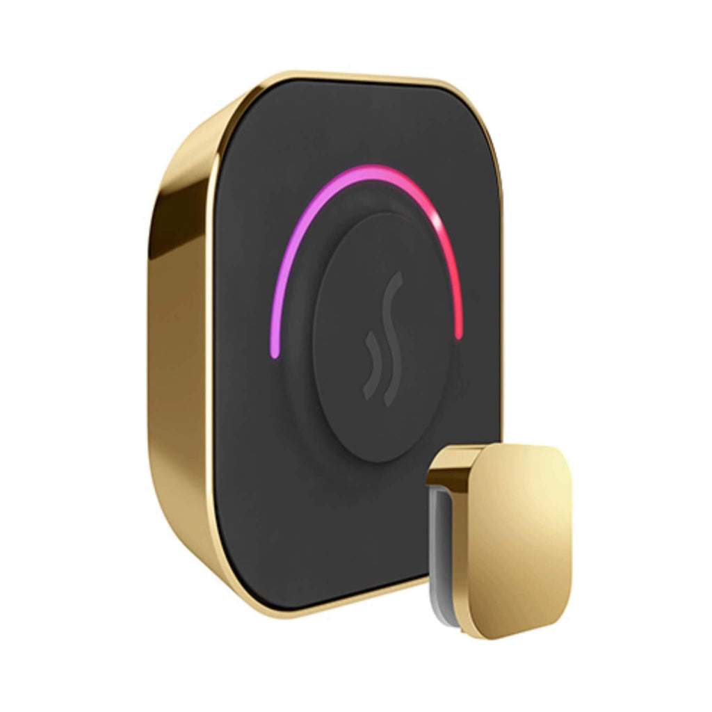 Mr.Steam TempoTouch Steam Shower Control w/ Aroma SteamHead (SAK10429) - Saksby Wholesale - Polished Brass View