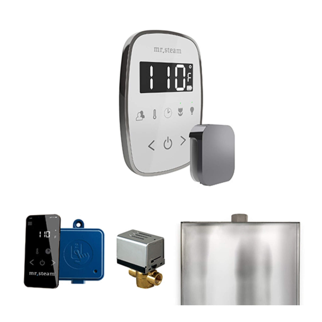 Mr.Steam ButlerFlex Steam Shower Control Package w/ TempoFlex Control (SAK38129) - Saksby Wholesale - Brilliant Black View