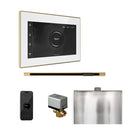 Mr.Steam XButler Steam Shower Control W/ iSteamX Control & Linear SteamHead (SAK58915) - Saksby Wholesale - Satin Brass View