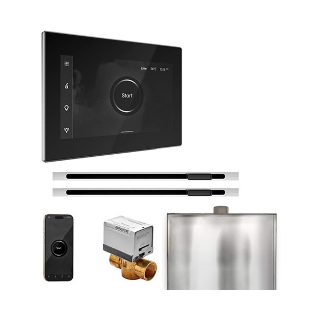 Mr.Steam XButler Steam Shower Control w/ iSteamX Control & Linear SteamHead (SAK58915) - Saksby Wholesale - Front View