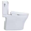 TOTO Aquia IV Cube 1.28 GPF And 0.9 GPF Dynamax Tornado Flush Toilet With Washlet S7A Bidet Seat (SAK74285) Right View