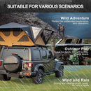 Naturnest Andromeda Khaki Soft Shell Rooftop Tent With Large Panoramic Skylight And YKK Doors SAK72384 Saksby - Different Environments