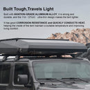 Naturnest Sirius 3 Premium 2XL 3 Person Clamshell Roof Top Tent SAK62917 Saksby - Durable