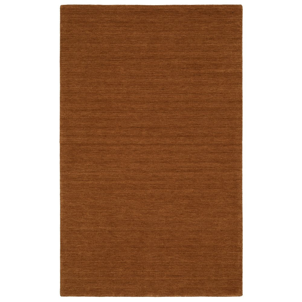 Oriental Weavers Aniston 27118 Rust Casual  Solid Wool Indoor Area Rectangle Rug (SAK62932)