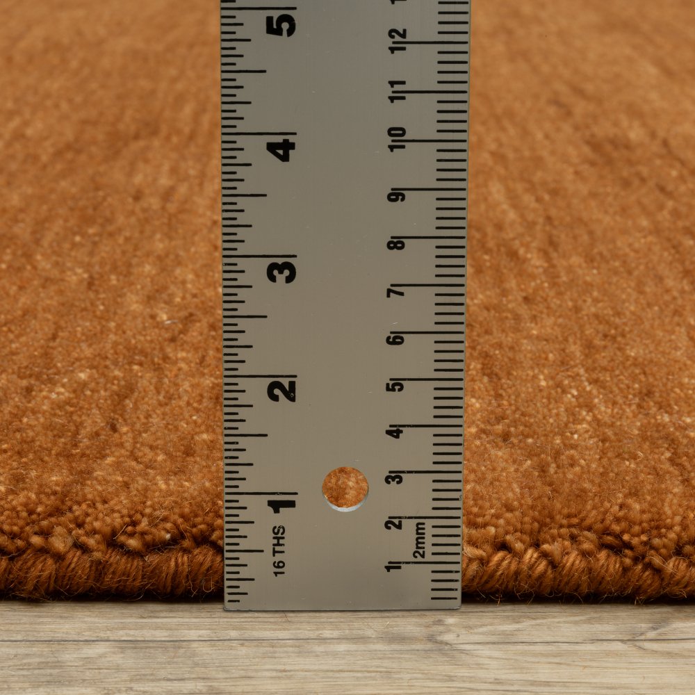 Oriental Weavers Aniston 27118 Rust Casual  Solid Wool Indoor Area Rectangle Rug (SAK62932)