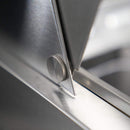 Orikool Commercial Refrigerator Sandwich & Salad Prep Table With Butcher Block Cutting Board (SAK31598) - Saksby Wholesale - Cover Parts View