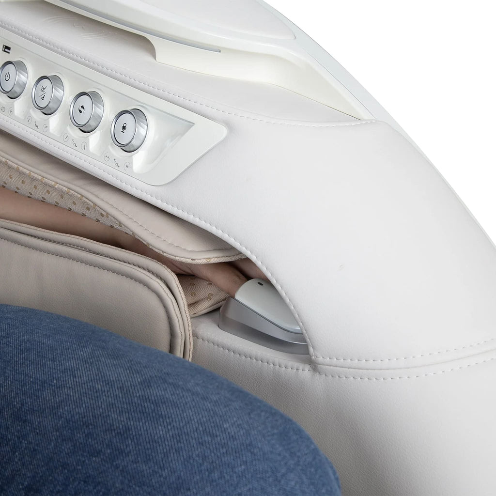 Osaki OS Pro 4D DuoMax Massage Chair With Intelligent Health Detection Taupe SAK74251 - Piano Key Massage