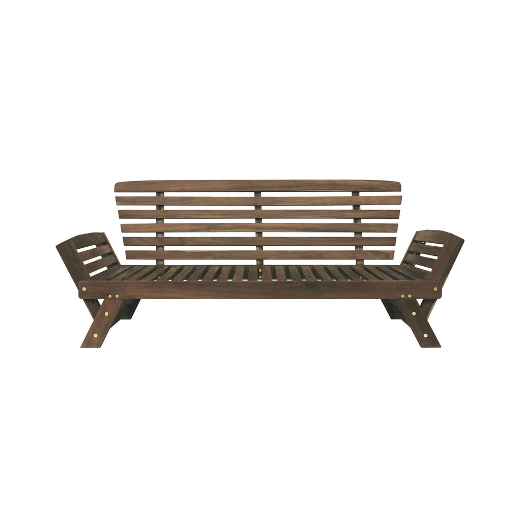 Outdoor Adjustable Wooden Patio Daybed Sofa With Cushions (SAK41345) - Saksby Wholesale - Frame Details