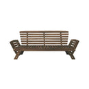 Outdoor Adjustable Wooden Patio Daybed Sofa With Cushions (SAK41345) - Saksby Wholesale - Frame Details