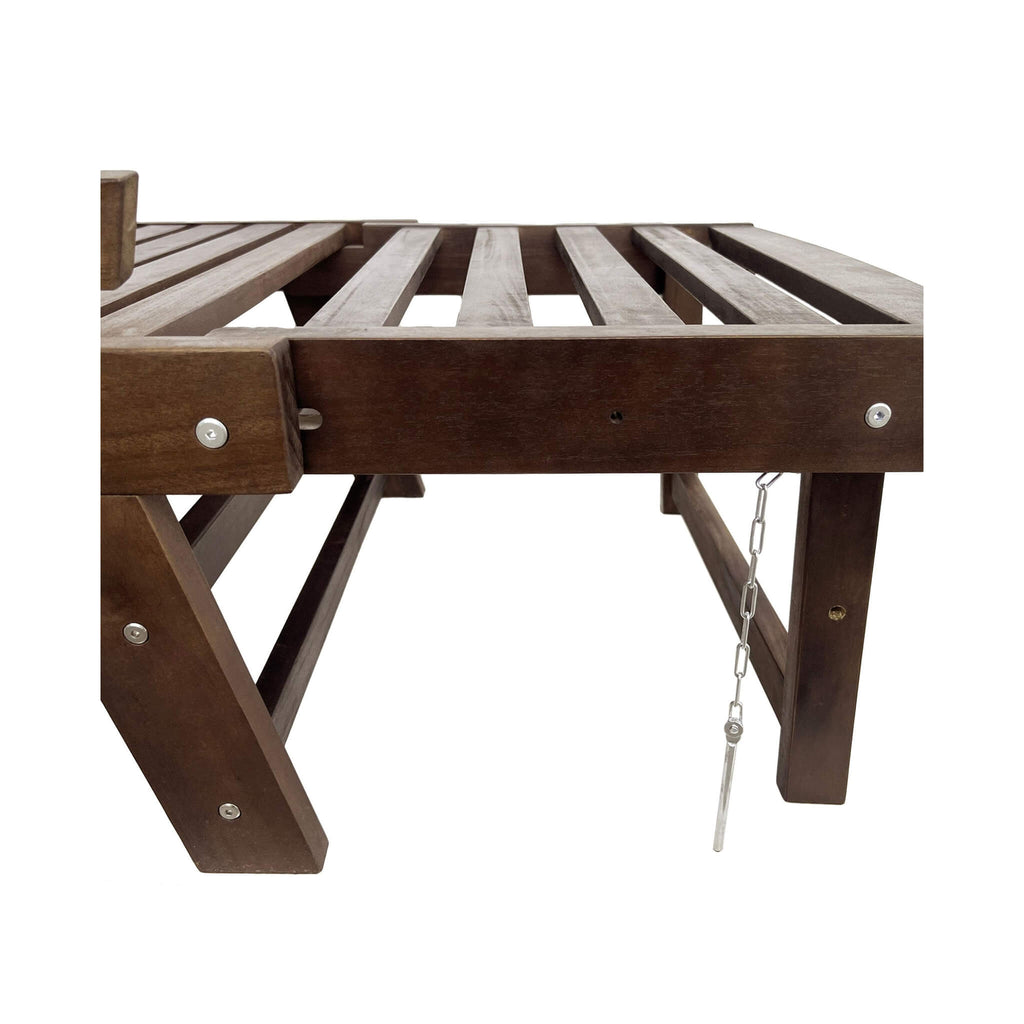 Outdoor Adjustable Wooden Patio Daybed Sofa With Cushions (SAK41345) - Saksby Wholesale - Material