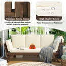 Outdoor Adjustable Wooden Patio Daybed Sofa With Cushions (SAK41345) - Saksby Wholesale - Product Features