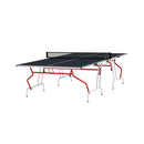 Portable Foldable Full Size Ping Pong Table Tennis Table With Net And Accessories (SAK64929) SAKSBY - Corner View On White Background