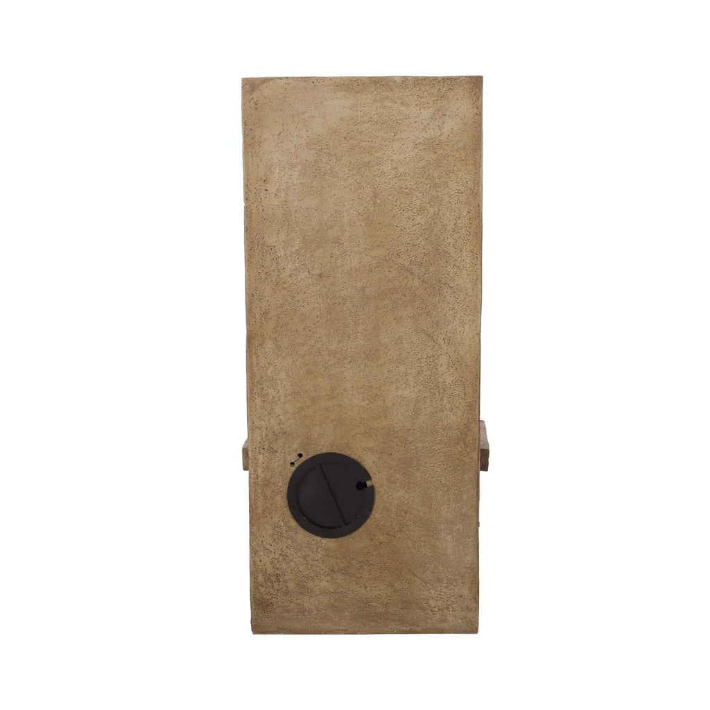 Premium 35 Inch Hand-Crafted Weather-Resistant Waterfall Fountain With LED Lights (SAK86757) - Saksby Wholesale - Center Back View