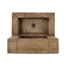 Premium 35 Inch Hand-Crafted Weather-Resistant Waterfall Fountain With LED Lights (SAK86757) - Saksby Wholesale - Top View