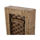 Premium 35 Inch Hand-Crafted Weather-Resistant Waterfall Fountain With LED Lights (SAK86757) - Saksby Wholesale - Waterfall Flow