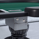 Premium 96 Inch Aura Oval Poker Table With Cup Holders, Chips Tray And Drop Box (SAK31045) - Saksby Wholesale - Drop Box Container Details