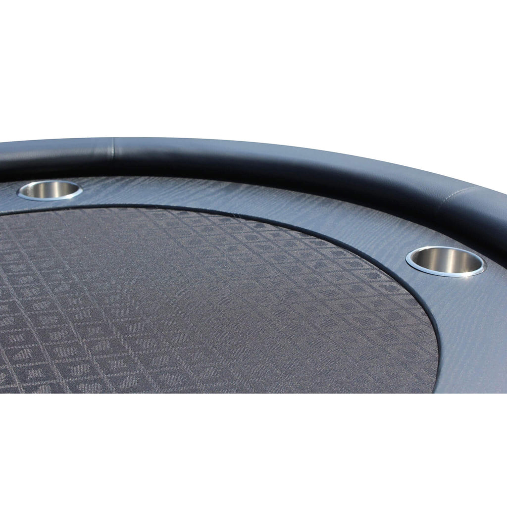 Premium 96 Inch Oval Poker Table With Racetrack And Chips Tray (SAK66823) - Saksby Wholesale - 
Armrest Design Details