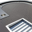 Premium 96 Inch Oval Poker Table With Racetrack And Chips Tray (SAK66823) - Saksby Wholesale - Table Details